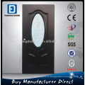 Portes en acier Fangda Zinc avec verre ovale